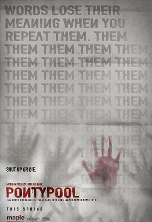 Teaser poster for <em>Pontypool</em>.